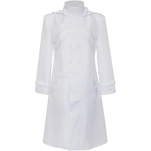 US Size White Coat Cosplay Costume
