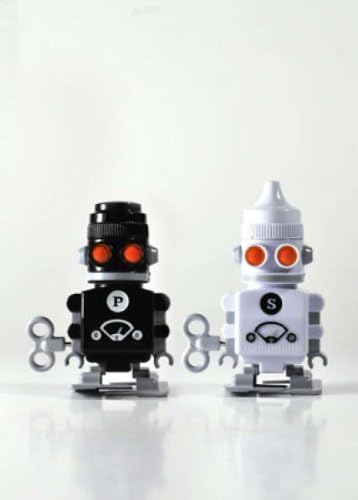 Salt and Pepper Shaker Bots Home Office Gadgets