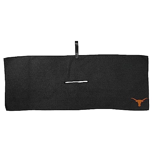 Team Golf NCAA Texas Longhorns Microfiber Golf Towel, 16x40 (Multicolor)