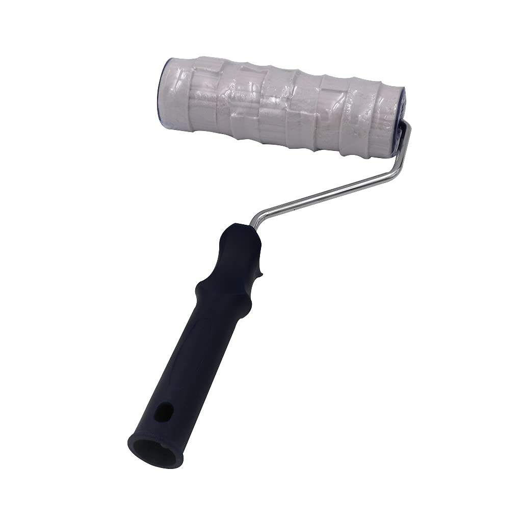 Kit de rodillos,Rodillos de pintura,Rodillo de pintura portátil con patrón de 8 "Rodillo de goma decorativo Patrón de ladrillo de imitación Cilindro de estampado Rodillo de pintura Rodillos de pintura
