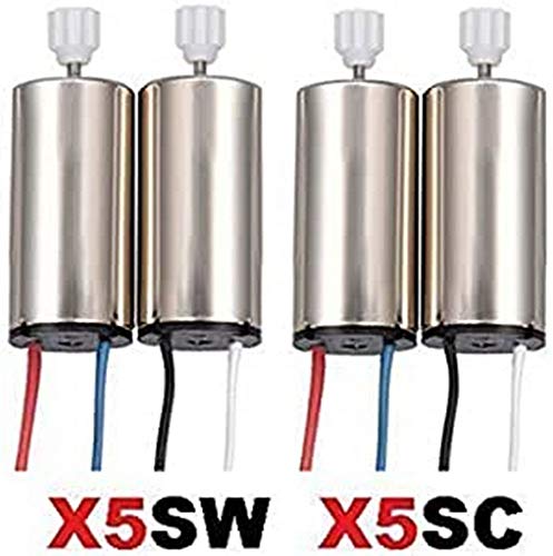 YUNIQUE UK GZ-91DG-4PRM 4 Pieces Upgraded Anti Clockwise Motor with RC Quadcopter Spare Parts for Syma X5SW