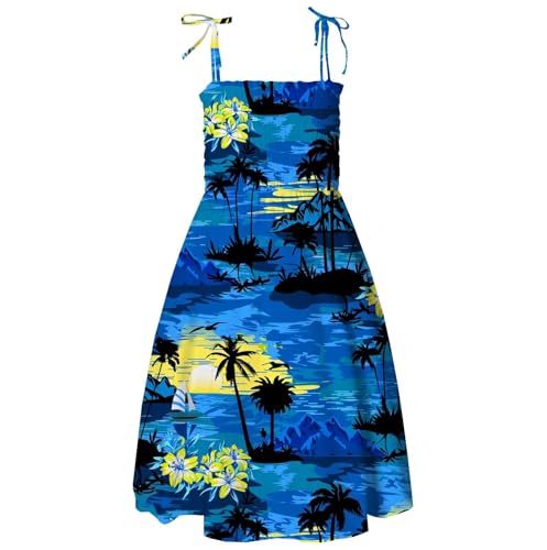 Image of SANGTREE Family Matching Hawaiian Outfits , Casual Beach Travel Clothes ,Vacation Clothing Set for Women & Men & Girls & Boys