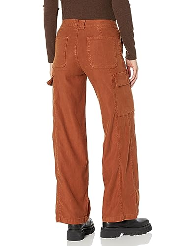 HUDSON Women's Mid-Rise Utility Wide Leg Cargo2