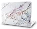 KEC Laptop Case for MacBook Pro 13" (2019/2018/2017/2016) Plastic Hard Shell Cover A1989/A1706/A1708 Touch Bar (White Marble 4)