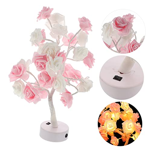 Lampe led rose décorative pour bureau et chambre maison - 7