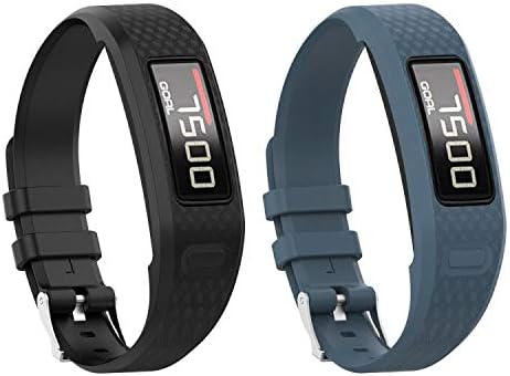 Watch Strap Compatible with Vivofit 1 / Vivofit2, Soft Silicone Colourful Replacement Watch Strap Bracelet for Vivofit 1 / Vivofit 2 Activity Tracker, for Women Men Small Large