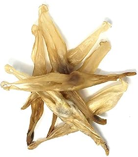 Dragonfly Products Rabbit Ears for Dogs without Fur | 150g (8-10 pieces) | Natural, Healthy, Grain Free & Hypoallergenic Dog treats | Suitable for Dogs and Puppies