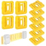 10 Packs Tool Holder Compatible with Dewalt 20V Wall Mount Storage Battery Holder Tools Drill Organizer Fit for DCB200 DCB201 DCB202 DCB203 DCB204