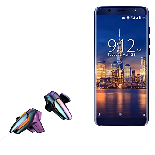 Gaming Gear for NUU Mobile G3 (Gaming Gear by BoxWave) - Touchscreen QuickTrigger, Trigger Buttons Quick Gaming Mobile FPS for NUU Mobile G3 - Jet Black