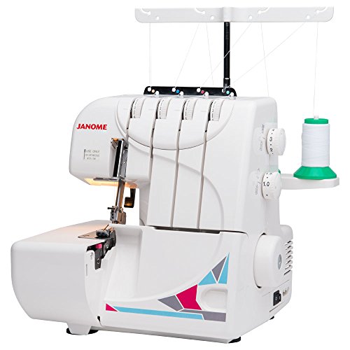 Janome MOD-8933 Serger with Lay-In Threading, 3 and 4 Thread Convertible with Differential Feed by Janome - Image 9