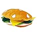Funny Party Hats Food Hats - Pizza Hamburger Hot Dog Costume Party Dress Up - Chef Hat (Hamburger Hat)