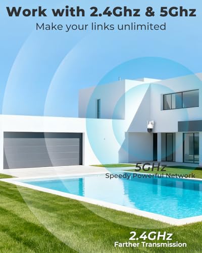 GENBOLT 4K WiFi Security Camera Outdoor with PoE, 8MP Dual lens CCTV Camera IP Home Surveillance with 10X Hybrid Zoom, Auto Tracking Human/Vehicle Detection (2.4&5GHz) - Image 4