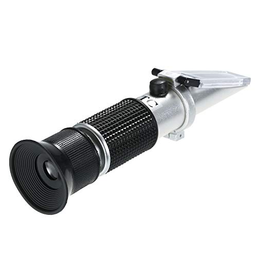 Honeytecs Medidor de Concentração de Açúcar Refratômetro de Mão Medidor de Refratômetro de ATC Portá