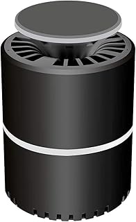 SUNESA LED Lámpara Repelente de Mosquitos USB 5V UV Luz Nocturna USB Trampa para Mosquitos Linterna LED Lámpara Repelente Luz Nocturna sin radiación, Negro (Color : White)