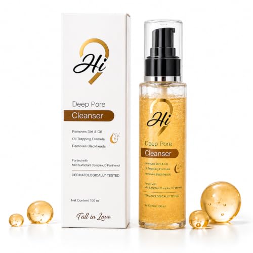 Image of Hi9 Deep Pore Cleanser for Face - 100ml | Oil Cleanser for Oily Skin | Unclogs Pores, Removes Dirt & Oil for Clear, Hydrated Skin | Best Face Cleanser for Men and Women| Perfect for Daily Use