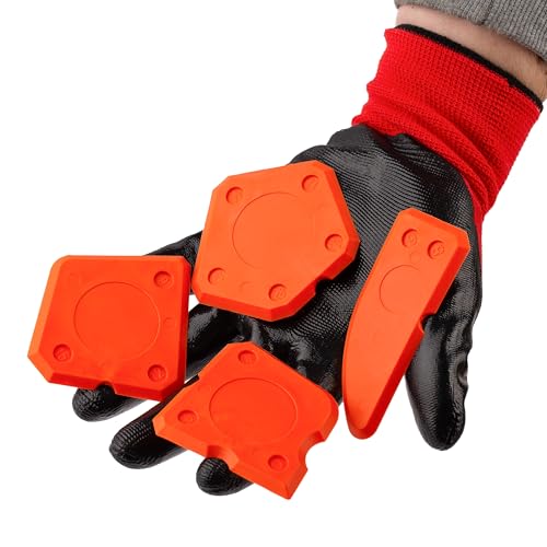 MIVOS Fugenglätter Set 4-tlg - Fugenabzieher Set für Silikon und Acryl - Fugenkratzer Fliesen - Silikon Abzieher Fugen - Silikonfugenentferner für alle gängigen Fugentypen