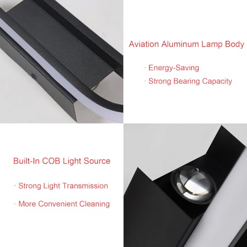 Lámpara de pared LED regulable para evitar la fatiga visual en casa 4
