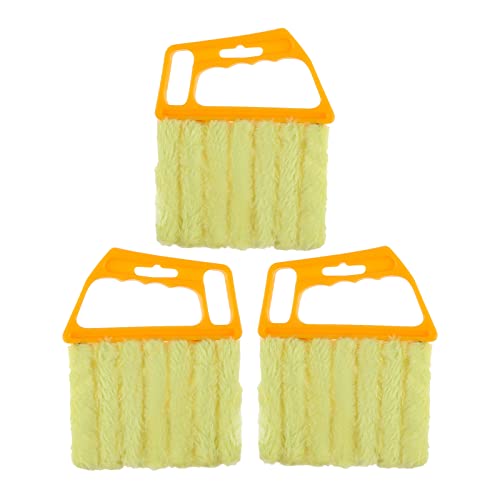 Image of 3Pcs Blind Cleaner Duster Tool, 7-Finger Dusting Tool for Window Venetian, Washable Mini Brush, Air Conditioner Handheld Mini Duster Brush for Wood Blinds Dust Dirt