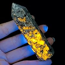 TEAMWILL 7-11CM Natural Yooperlite Quartz Obelisk Crystal Point Wand Reiki Healing Stone 1PC