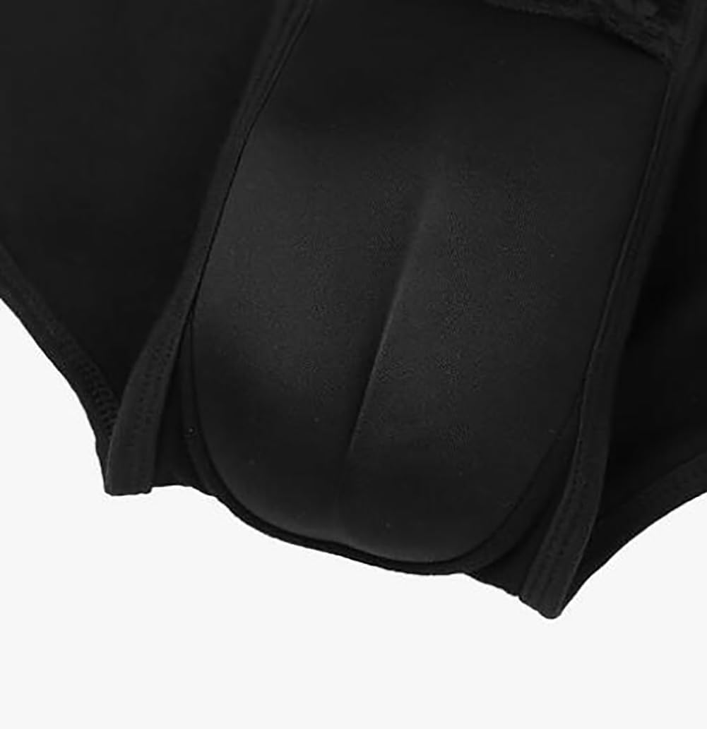 Men Hiding Gaff Panty Seamless Camel Toe Thong Shaping Briefs for Crossdresser Transvestite Shemale,Black-4XL