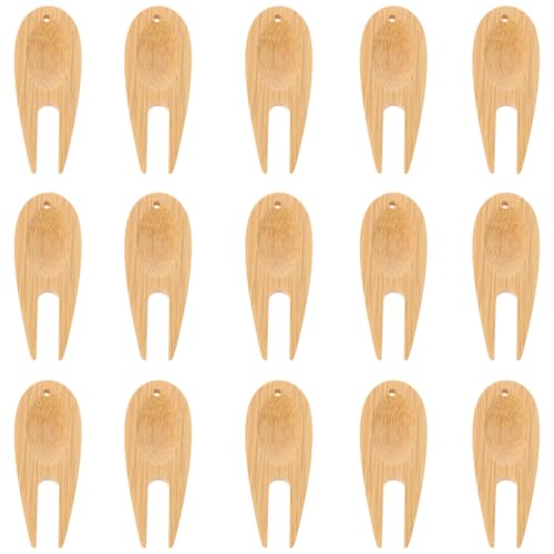 Golfing Supplies Divot Tool Divot Repair Tool Bulk Easy to Carry 15Pcs Mark Fixer Fork