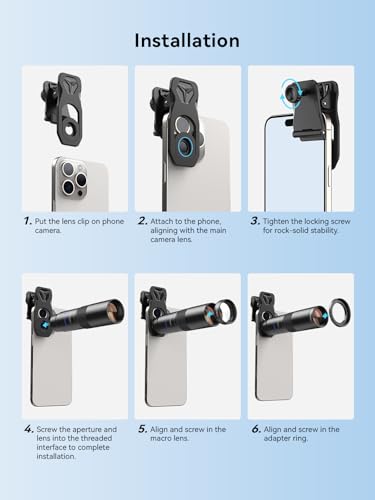 MIAO LAB 10X Telephoto Lens & 200mm Macro Lens, 2-in-1