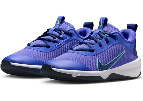 Nike Omni Multi-Court Big Kids' Indoor Court Shoes (Persian Violet/Blue Void/Volt/University Blue)2