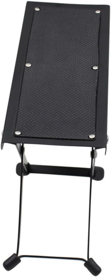 PRETYZOOM Foldable Guitar Foot Stool for Adults Sturdy Footrest Classical Acoustic Guitarist Pedal Comfortable Practice and Performance Accessory