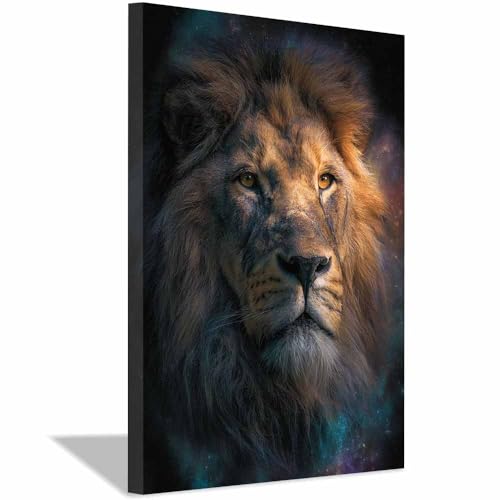 Motifs Lion Tableaux Muraux 60x90cm pour Habiller un Grand Mur Vide