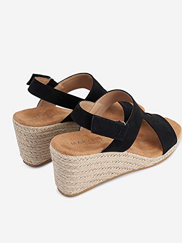 Marypaz-Sandalia-cuna-Esparto-para-Mujer-Negro 41DfPKmgObL