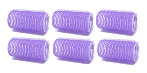 Medium Cling Stick Hair Curler Self Holding Rollers 6 Count