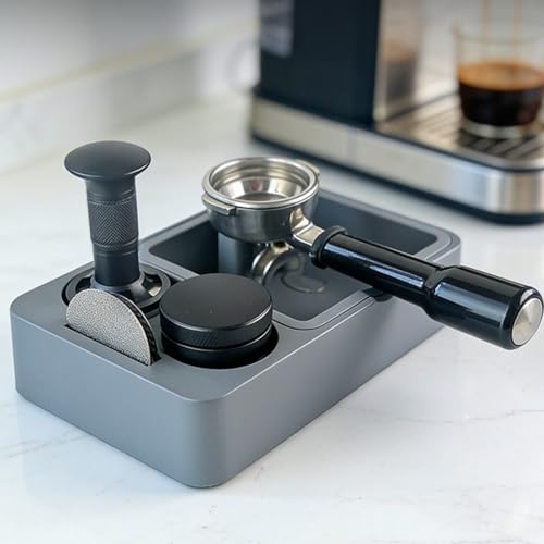 Caja de café de ABS para espresso con base suave de silicona 5