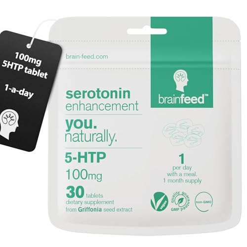 Serotonin Supplements (30) | 1-a-Day Serotonin Mood Support | 5HTP