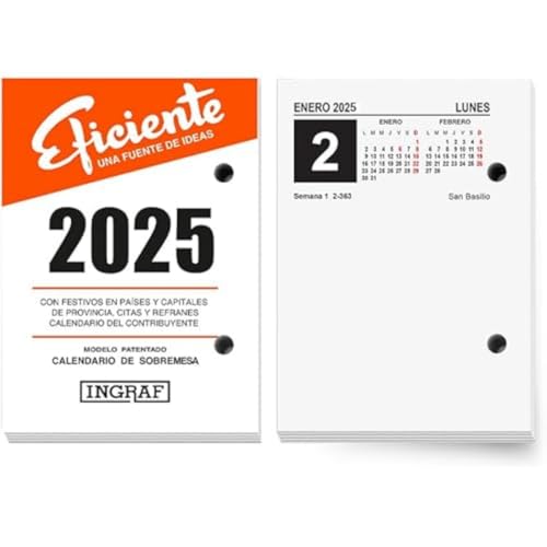 Ingraf Efficiënt blok in het Spaans 2025