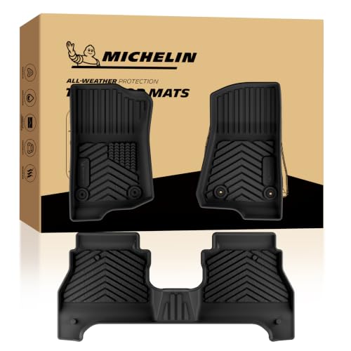 Image of Michelin Vehicle Mats for 2020-2026 Gladiator JT | Premier Series, All-Weather Floor Liner, Custom Fit, Durable TPE, Non-Slip