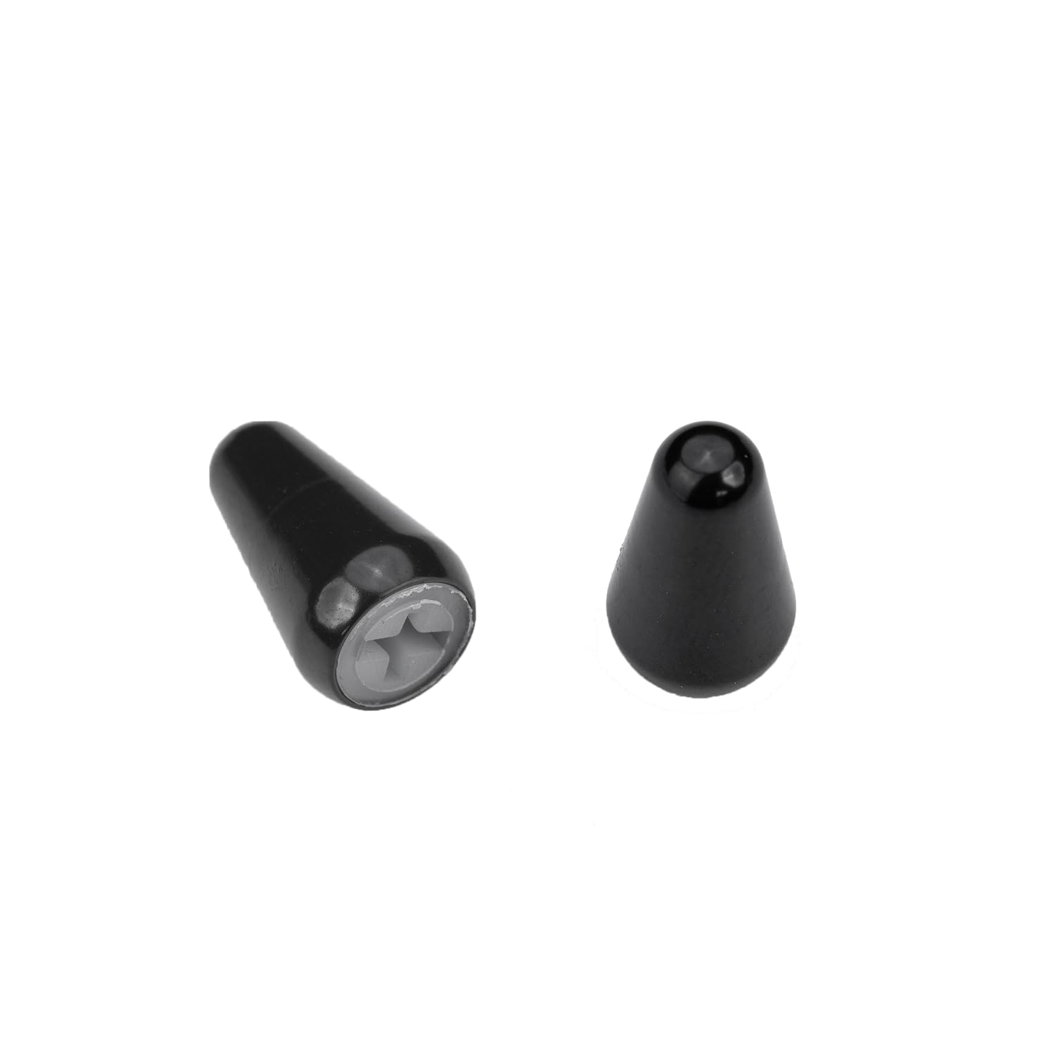 Boutons de sélecteur de micro pour réparer guitare Strat noir