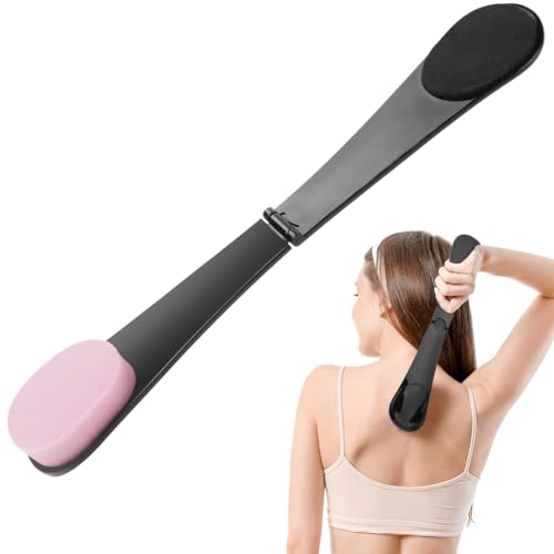 LOPHE Self Tanning Back Applicator, Reusable Application Tool, Lotion Applicator for Back, Self Tan Back Applicator Works with Tanning Cream, Back Self Applicator for Tanning Lotion, Mousse, Pink