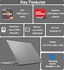 Laptop Lenovo V15, AMD Ryzen 5 7520U, 16GB DDR5 RAM, 512GB SSD | Pantalla 15.6" FHD, para Negocios y Estudiantes, supera a Intel i5-1235U, supera a IdeaPad, Cámara con obturador, Teclado numérico, Win 11 Pro con Copilot 4