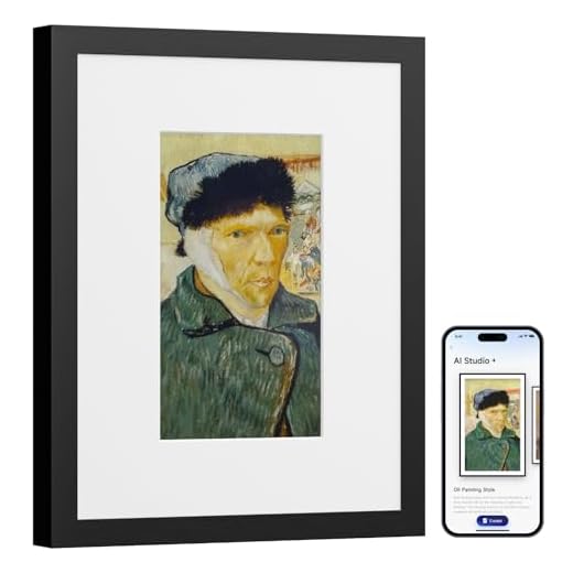 SwitchBot KI Art Frame 7.3'', Kabellos Digitaler Bilderrahmen, Elektronisch-Ink-Bilderrahmen, Extrem Lange Akkulaufzeit, Tisch und Wandmontage, Alexa Kompatibel, KI-Generierte Kunst