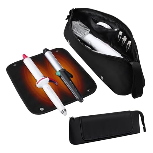 BUBM Travel Case for Dyson Airwrap/Dyson Curling Iron, Portable Hair Dryer Carrying Bag Waterproof Storage for Dyson Supersonic Styler Accessories Protection Organizer