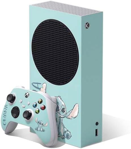 Skinit Decal Gaming Skin Compatible with Xbox Series S Bundle - Officially Licensed Disney Lilo and Stitch Character Pattern Design