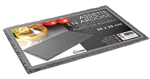 Large Grey Slate Stone Presentation Cheese Biscuit Serving Party Plate Board