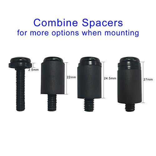 Suptek Universal Tv Mounting Hardware Kit Set Includes Tv Screws And Anchors M4 M5 M6 M8 Tv Screws And Spacer Fit Most Tvs Up To 80 Inch #TOP3