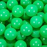 Heopeis 2.75inches Ball Pit Balls for Kids Ball Pit, Playhouse - Crush Proof Plastic Toy Balls BPA Free Phthalate Free Non-Toxic for Children Party Brithday, 100PCS.