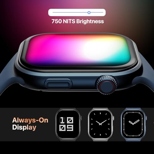 Image of Fire-Boltt Brillia Smart Watch 2.02 inch Super AMOLED Display, Bluetooth Calling, SpO2, Heart Rate Monitor, 120+ Sports Modes, Fitness Tracker, Voice Assistant, Smart Watch for Man & Women