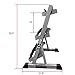 Valor Fitness BG-12 3-Tier Dumbbell Rack for Safe & Easy Home Gym Dumbbell Storage
