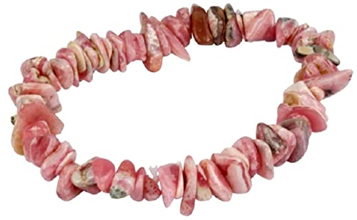 Ametrin Splitter-Armband, Amethyst in Verbindung mit Citrin, Stretch Armband Splitterarmband Kristall lila gelb Farbschimmer (Rhodochrosit) Cover