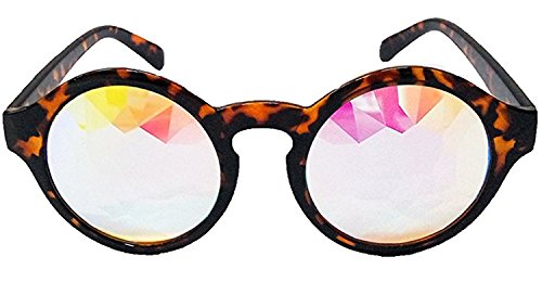 Izgut Ltd.Brillants John de Lennon Kaleidoscope Lunettes avec un Tacheté Cadre