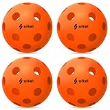 Srikel Indoor Pickleball Balls, 26 Holes Pickleballs...