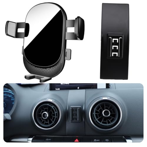 Car Phone Holder for Audi A3/S3/RS3 Auto Accessories [Only for Audi 2015-2020 A3 / S3 & 2017-2020 RS 3] [Auto Lock Hands Free Cell Phone Mount Car fits for iPhone & All Smartphones]